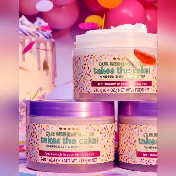 π Tree Hut Limited Edition Takes The Birthday Cake Whipped Shea Body Butter NEW - Picture 1 of 4
